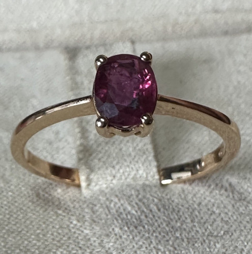 Anello solitario oro rosa - solitario,