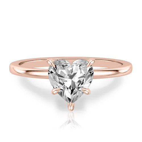 Anello oro rosa - 18, kt