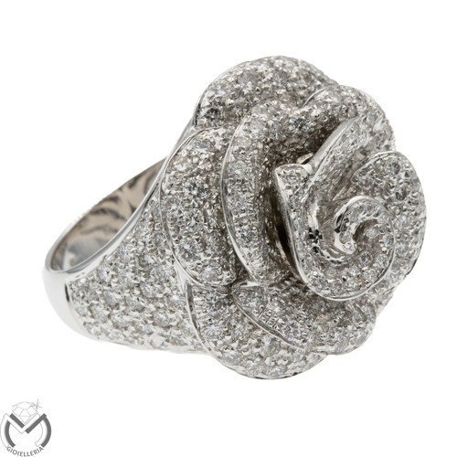 Anello oro bianco - 18, kt