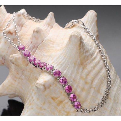 Bracciale con quarzi rosa - bracciale,