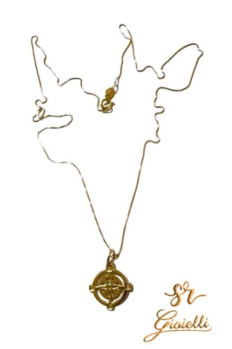 Collana oro giallo 45cm con - giallo,