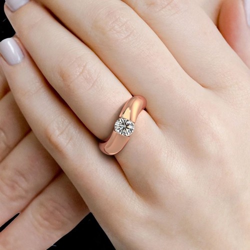 Anello oro rosa kt - anello,