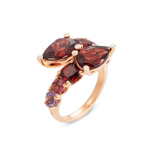 Anello oro rosa kt - anello,