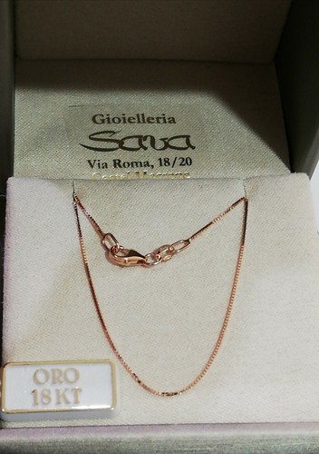 Collana veneziana oro rosa - collana,