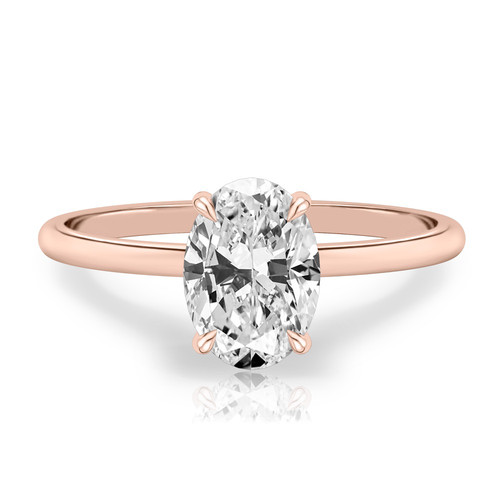 Anello oro rosa - kt, per