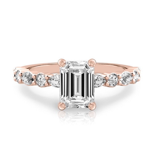 Anello oro rosa kt - in,