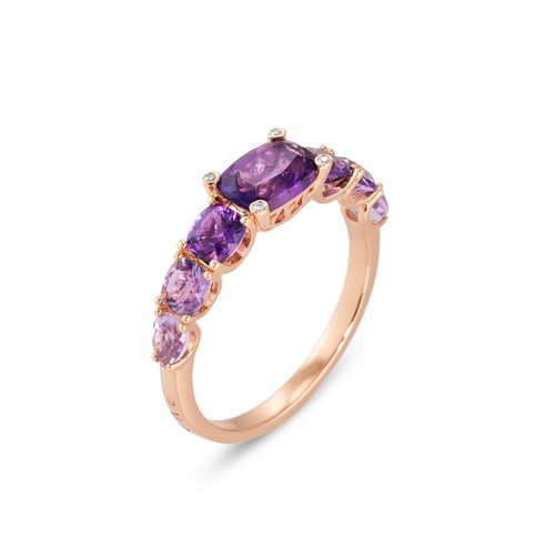 Anello oro rosa kt - 18,