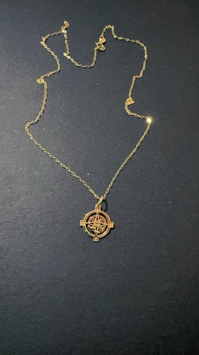 Collana con rosa dei venti - con,
