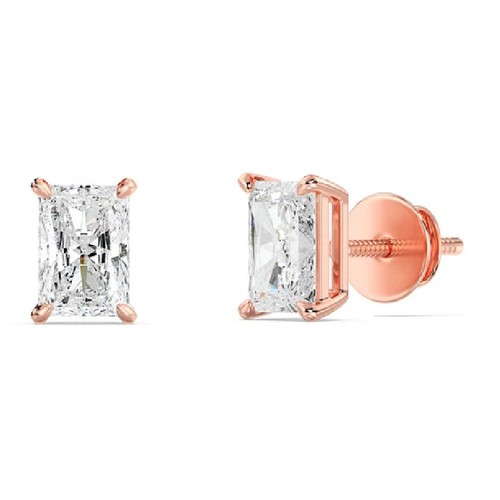 Orecchini oro rosa - rosa, 18