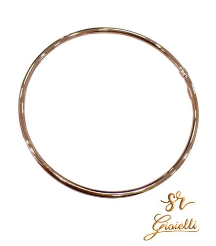 Bracciale rigido oro - in, rosa
