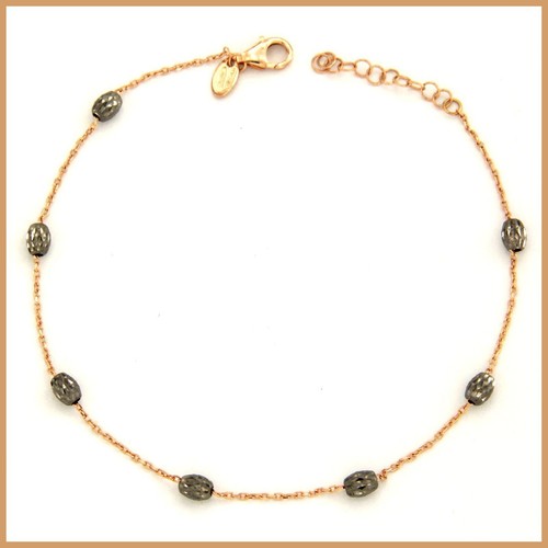 Bracciale oro rosa - oro, kt