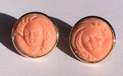 Orecchini corallo rosa - corallo,