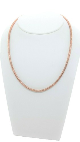 Collana donna oro rosa 18 - collana,