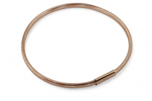 Bracciale elastico oro rosa - in,