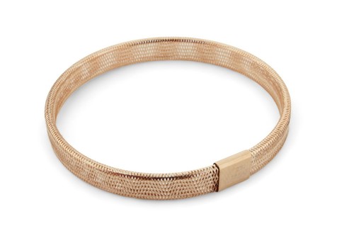 Bracciale elastico oro rosa - bracciale,